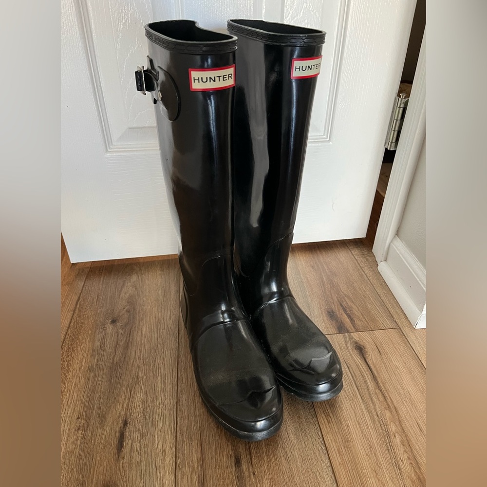 Hunter • Original Tall Gloss Wellington Boots - Picture 5 of 5